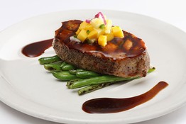 Example picture of steak dinner by Glory Days Grill's award-winning chef, Tony Cochones